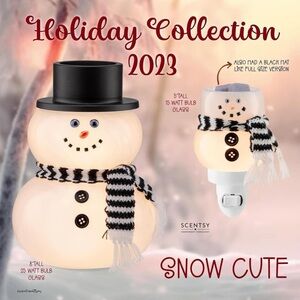 New Snow cute scentsy warmer nightlight only